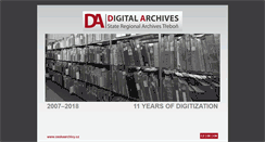 Desktop Screenshot of digi.ceskearchivy.cz